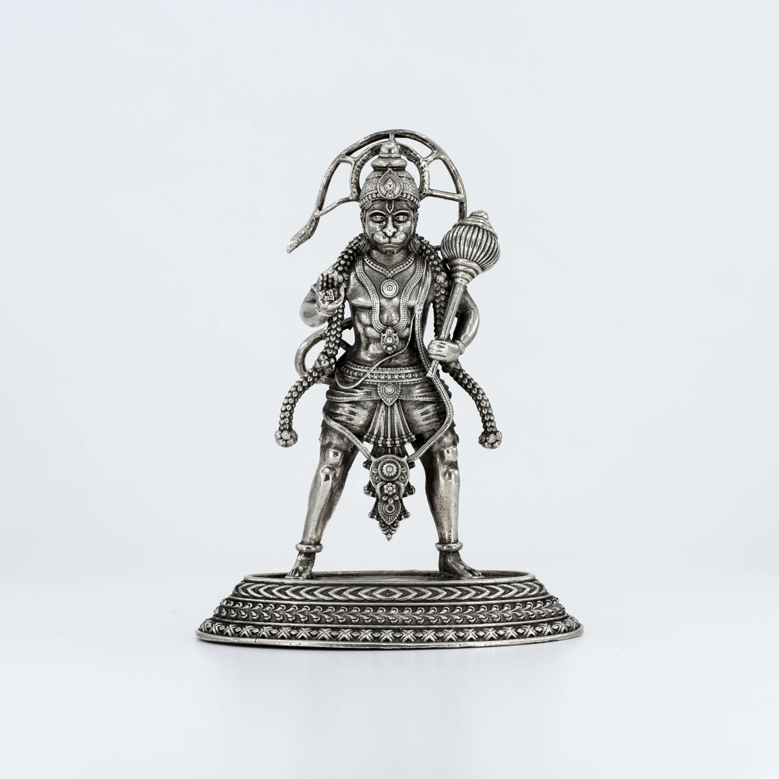 Idol - 3D - Oxidised - Hanuman Idol - 3D - Oxidised - Hanuman