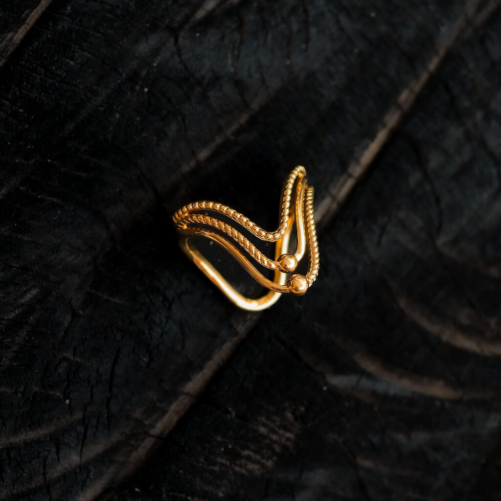 Ring - Vanki - Chevron Ring - Vanki - Chevron